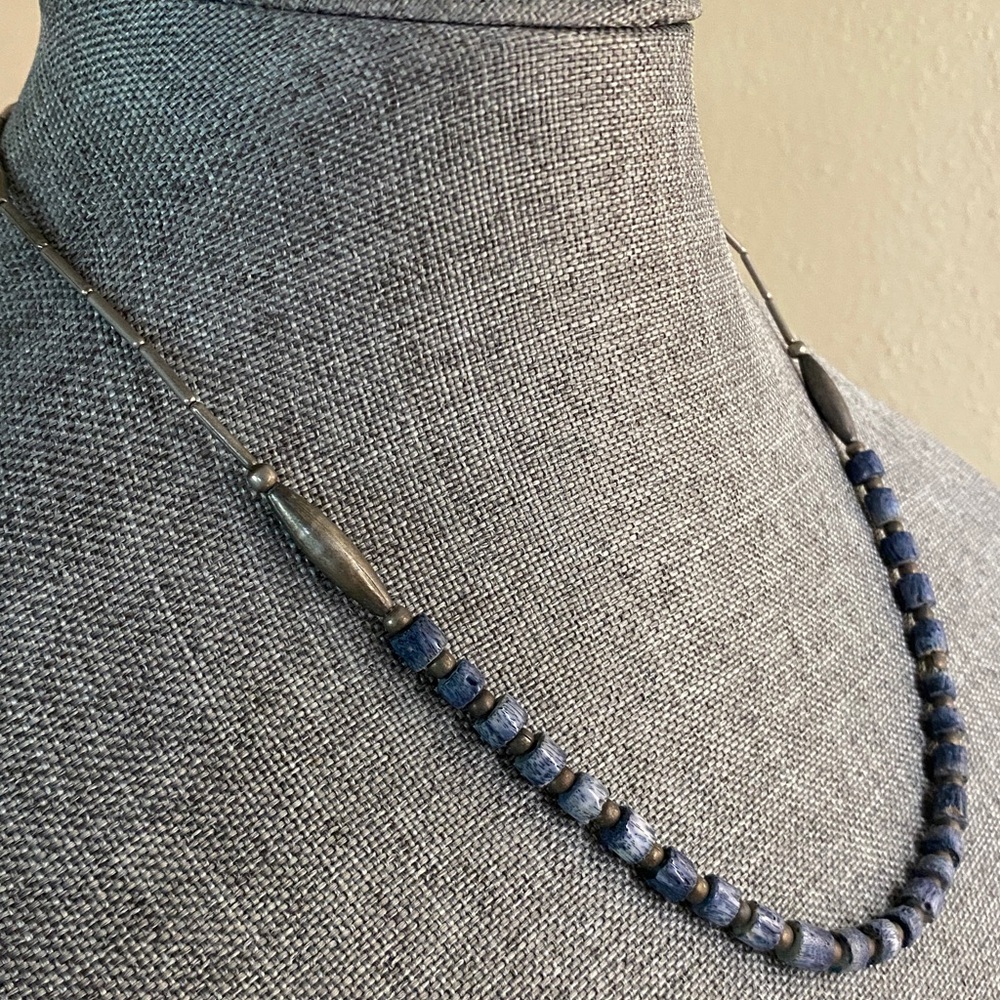Artisan Dyed Bone Bead Necklace | Southwestern Inspired | 19.5”